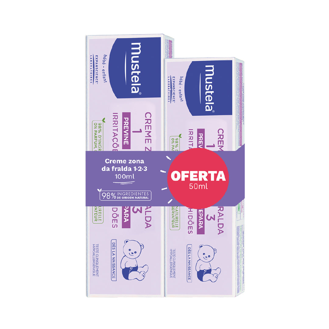 Mustela Creme da Fralda 100ml + 100ml