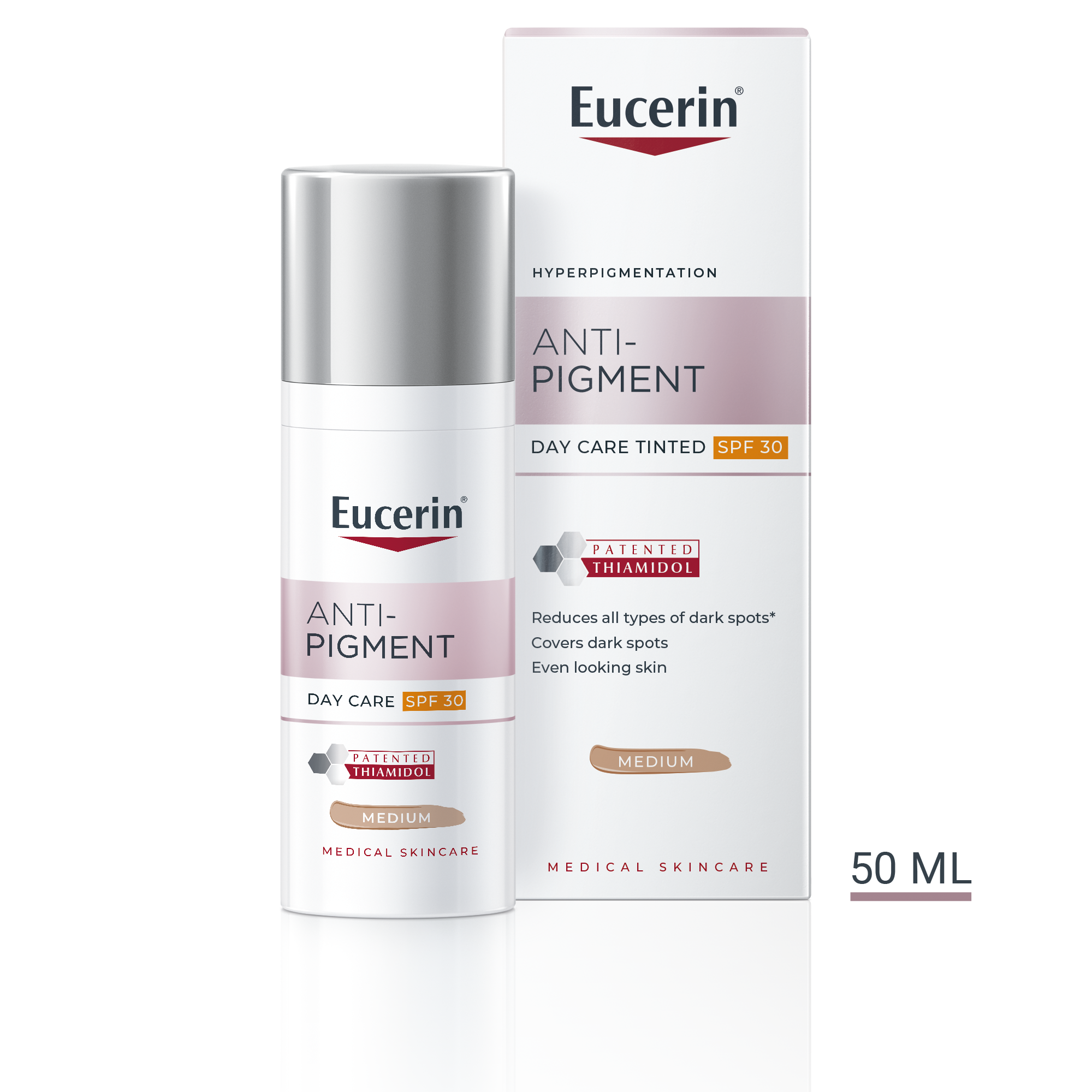 Anti-Pigment Tinted Day Cream, Medium SPF 30, 50ml