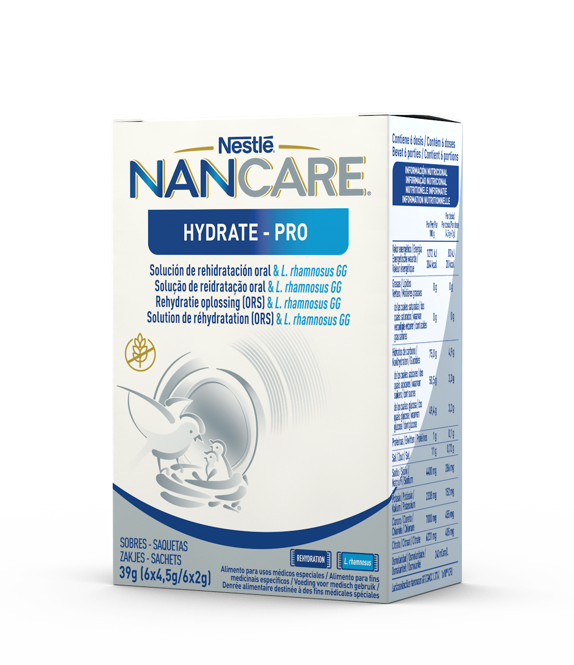 Nestlé Nancare Hydrate-Pro 6x4,5g + 6x2g
