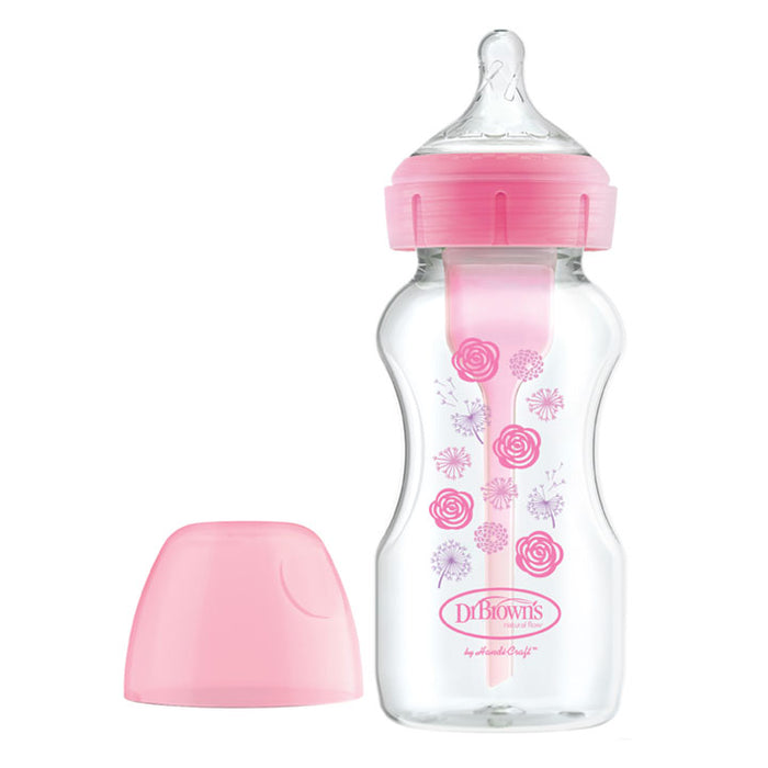 Dr. Brown's Op Plus Bib Larg 270 Tet Sil Rosa
