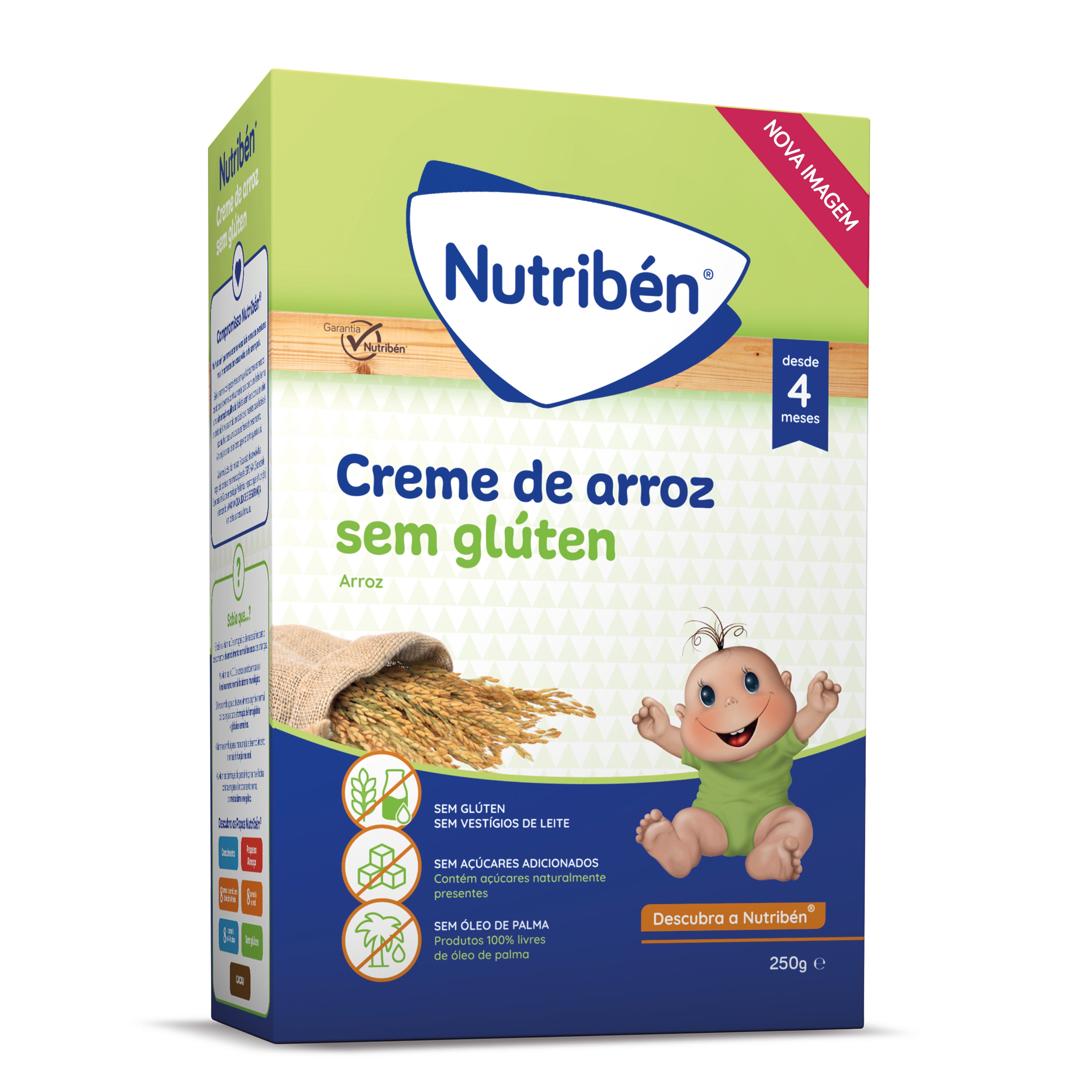 Nutribén Papa Não Láctea Creme de arroz 250g