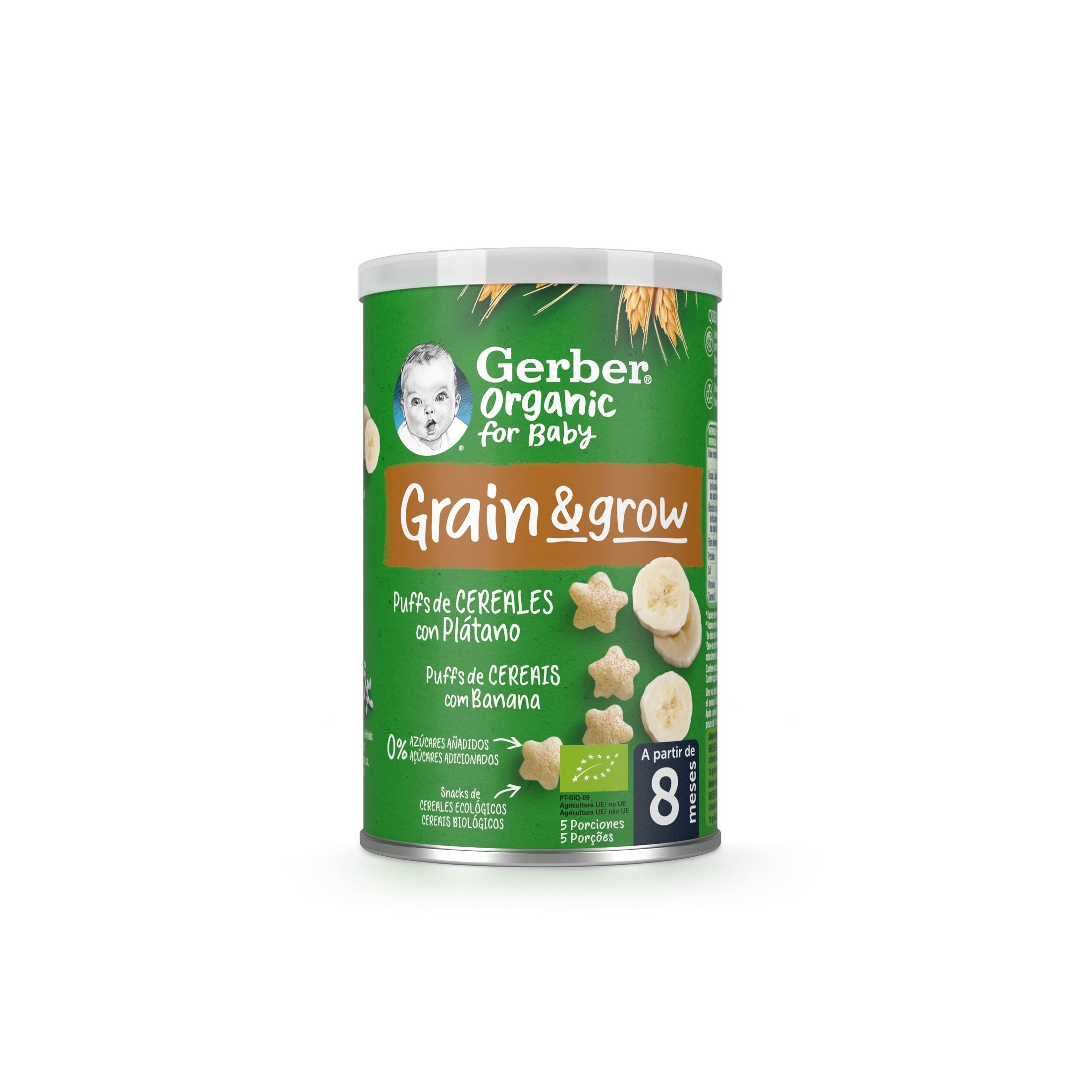 Nestlé Gerber Organic Nutripuffs Banana 35g