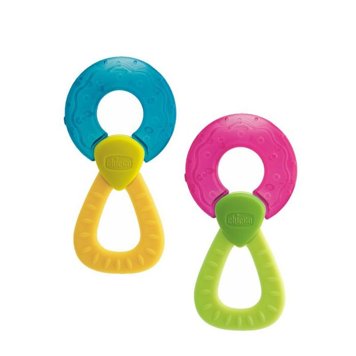 Chicco Anel de Dentição Fresh Argola Azul ou Rosa 1 Peça