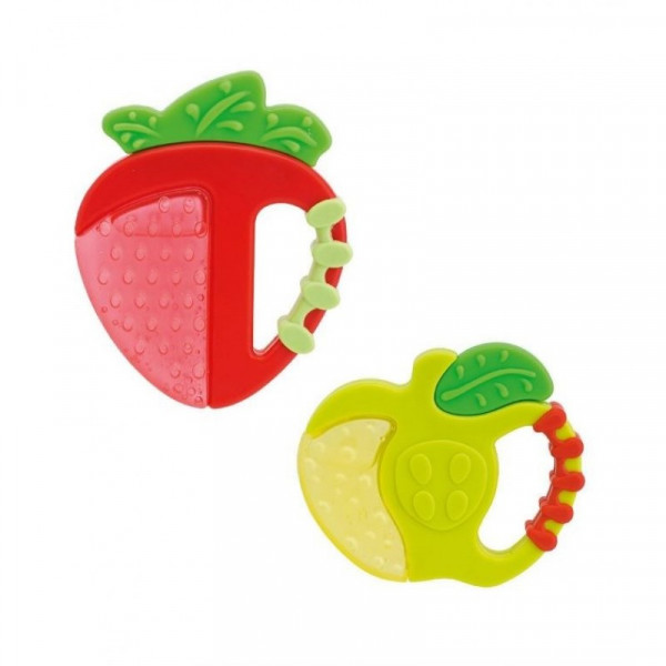 Chicco Anel de Dentição Fresh Maçã ou Morango 1 Peça