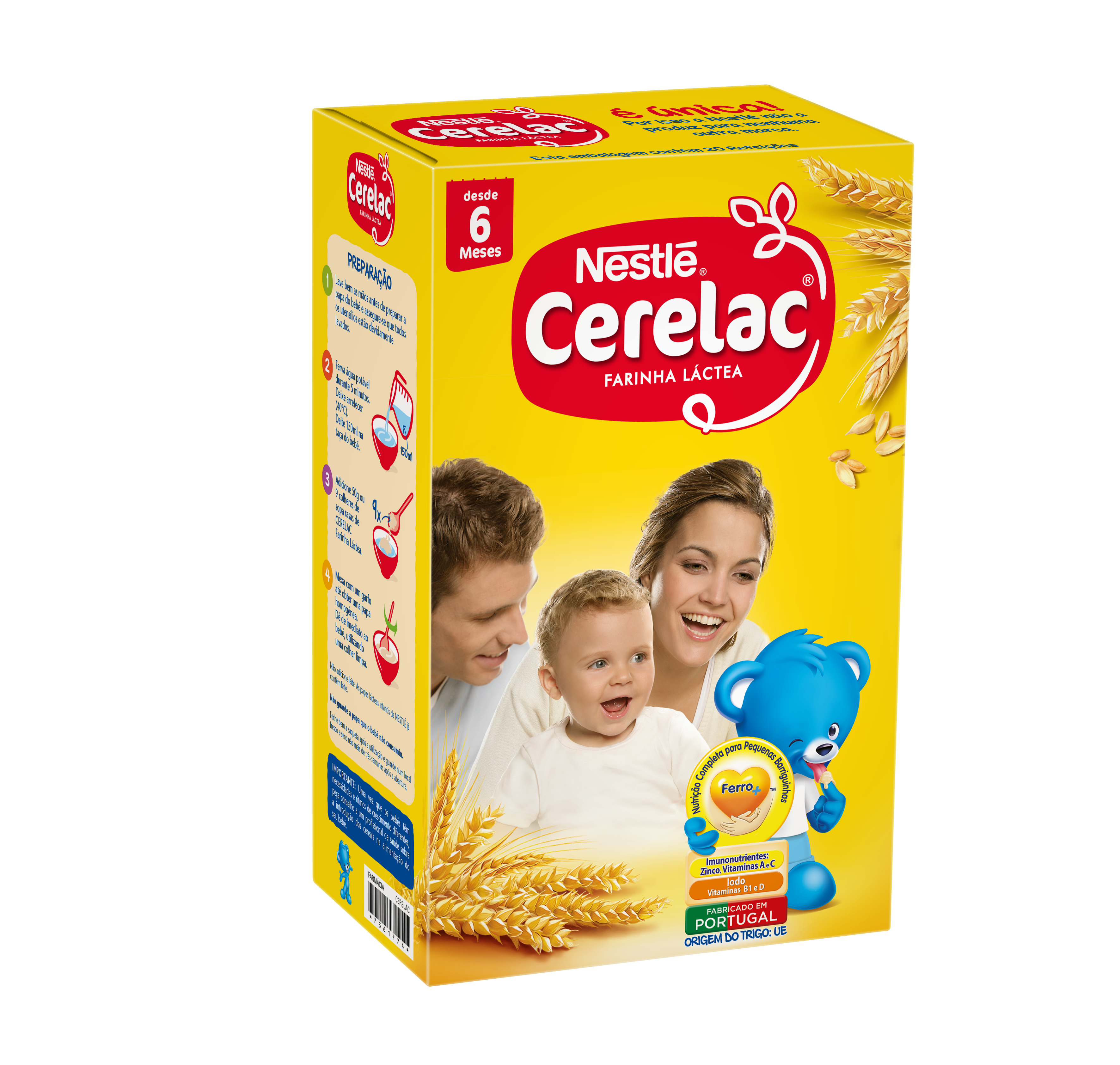 Nestlé Cerelac Farinha Láctea 900g