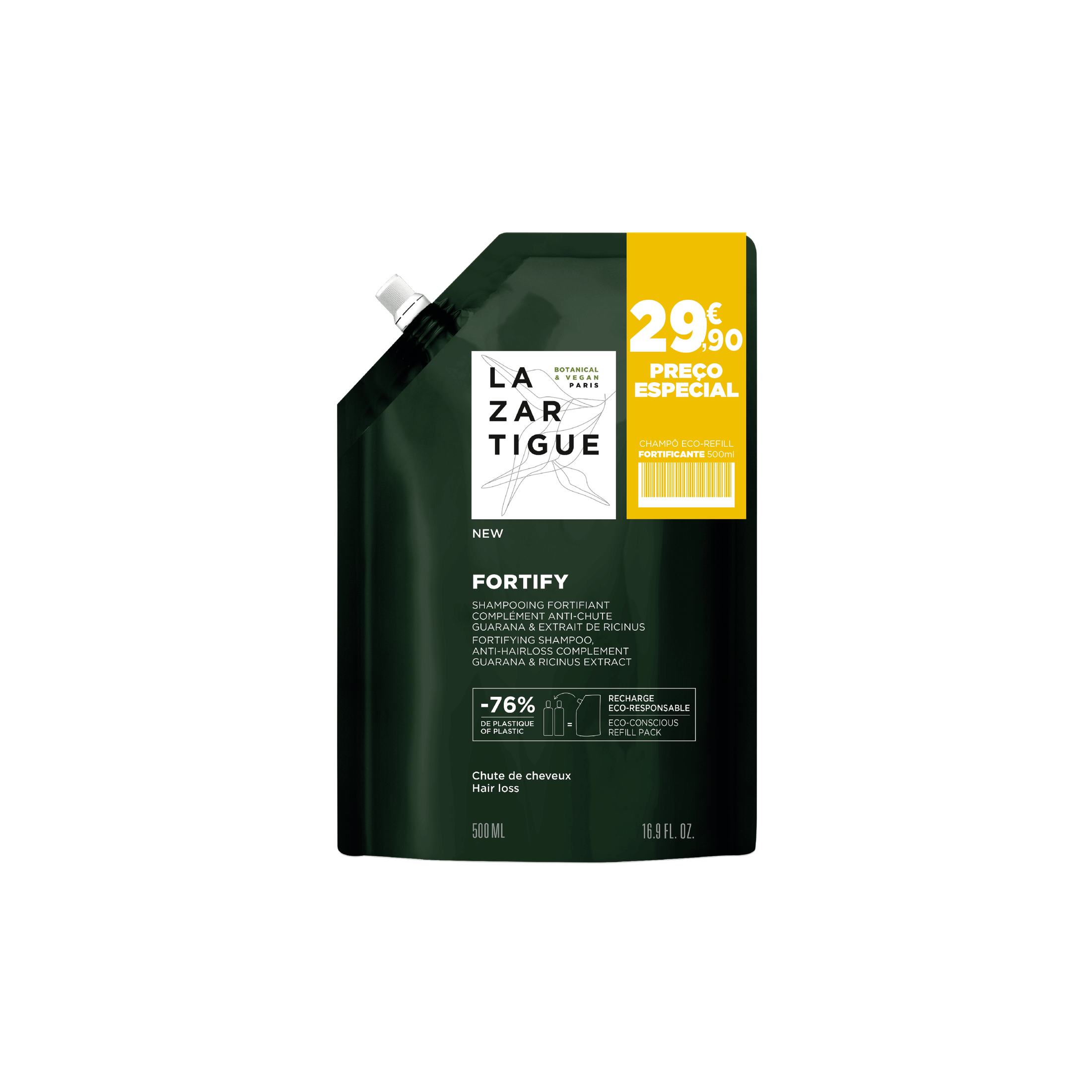 LAZARTIGUE Champô Fortify Eco-Refill 500ml