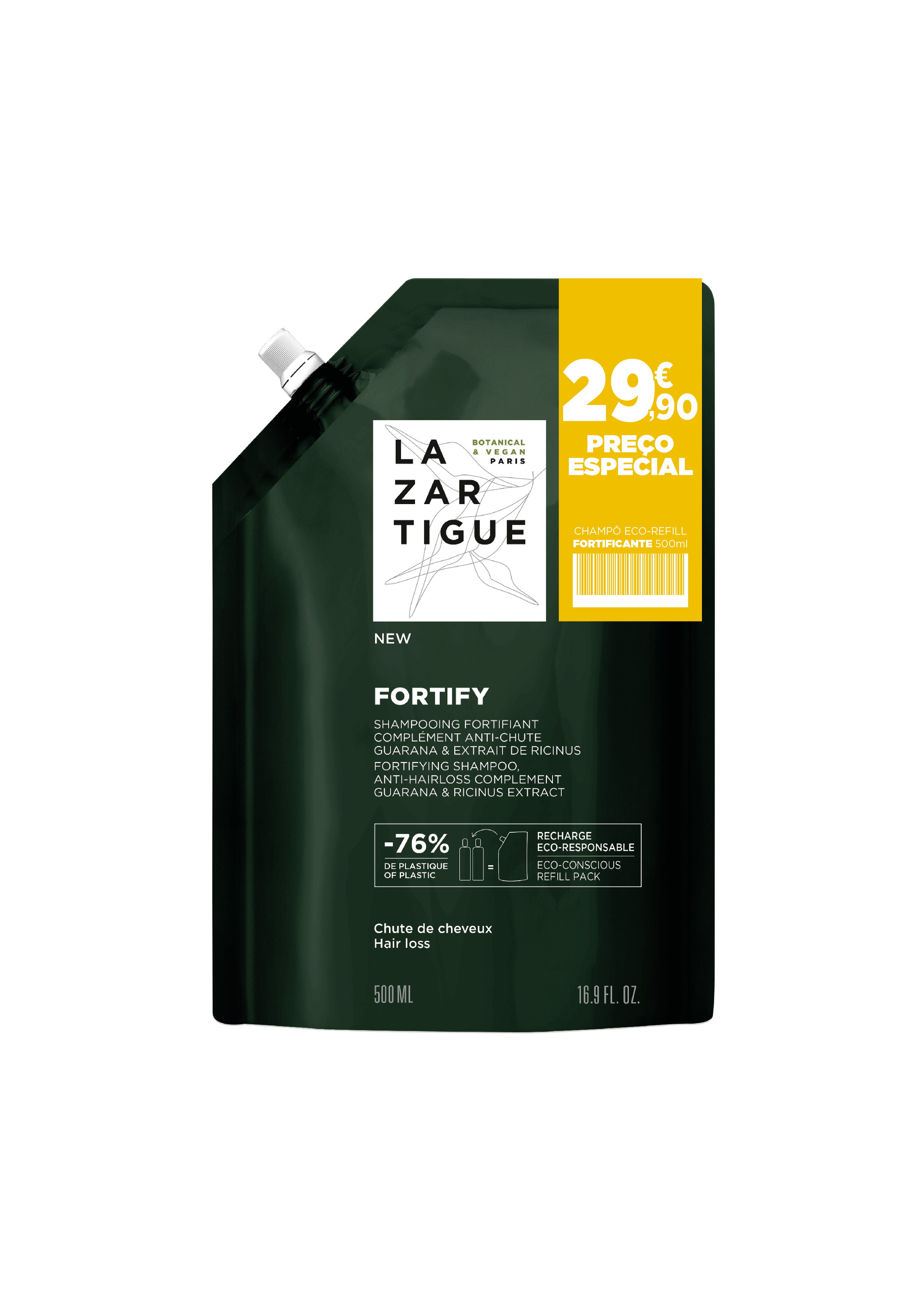 LAZARTIGUE Champô Fortify Eco-Refill 500ml