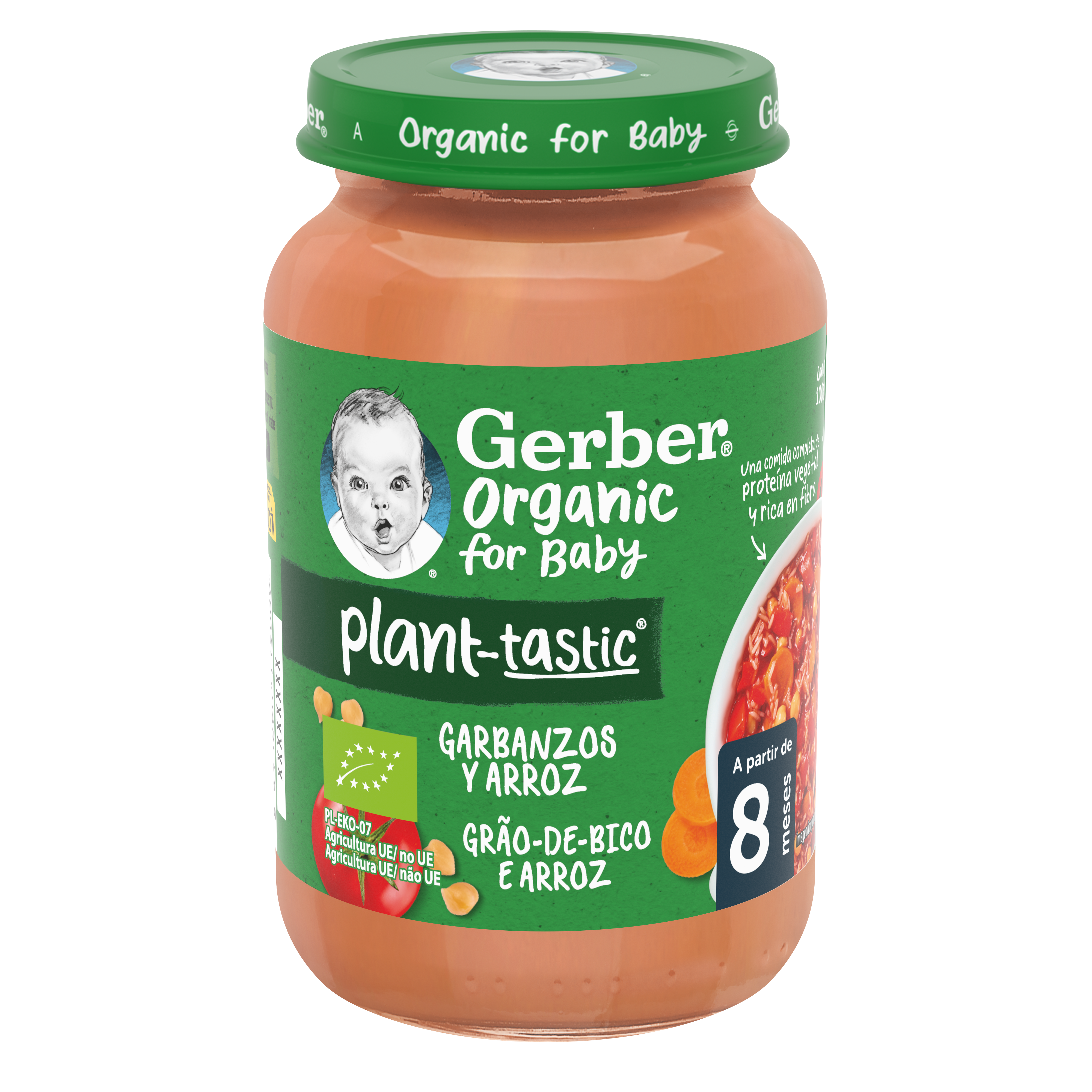 Nestlé Gerber Organic Grão de Bico e Arroz 190g