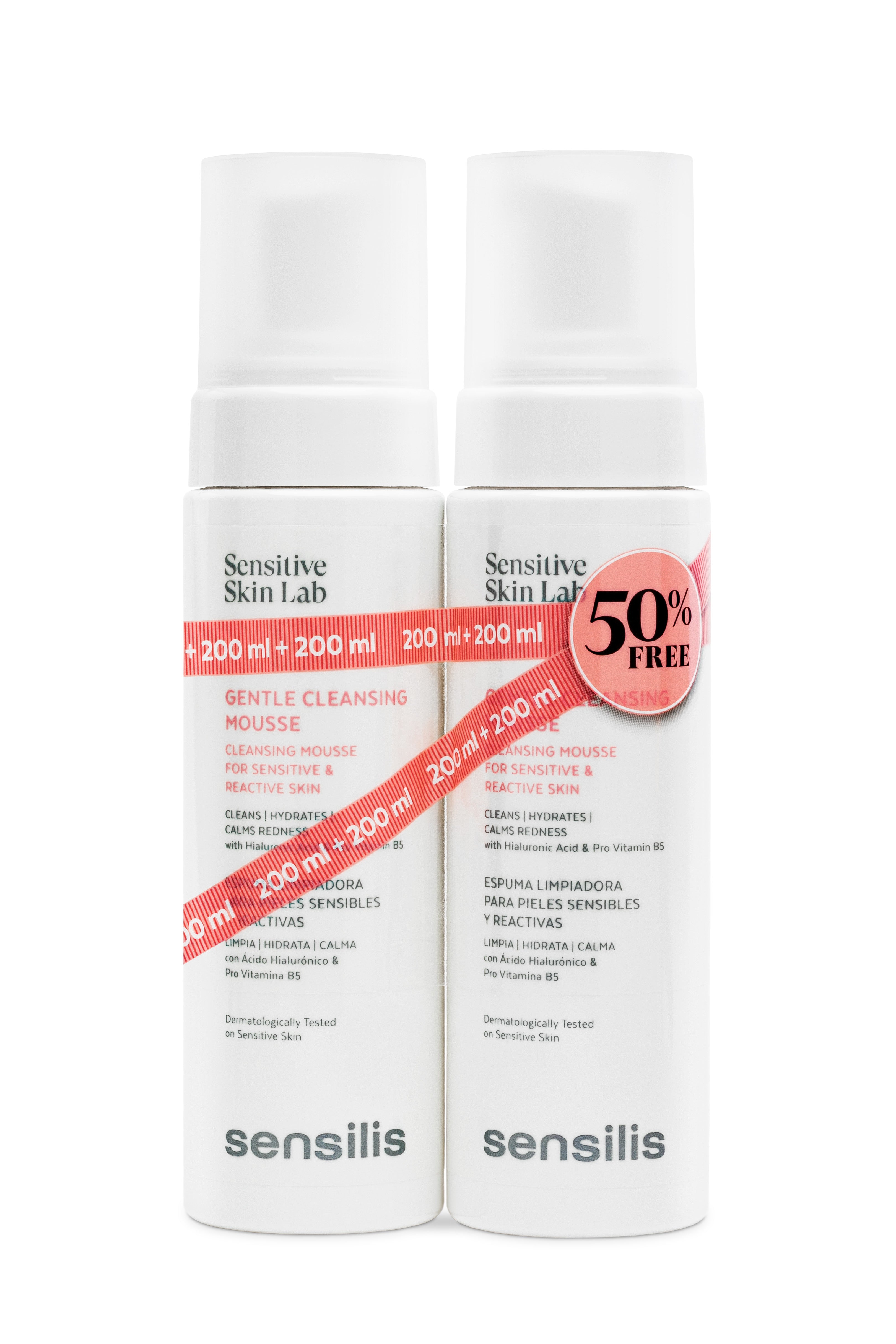 Sensilis Gentle Cleansing Mousse Pack Espuma de Limpeza 2x200ml