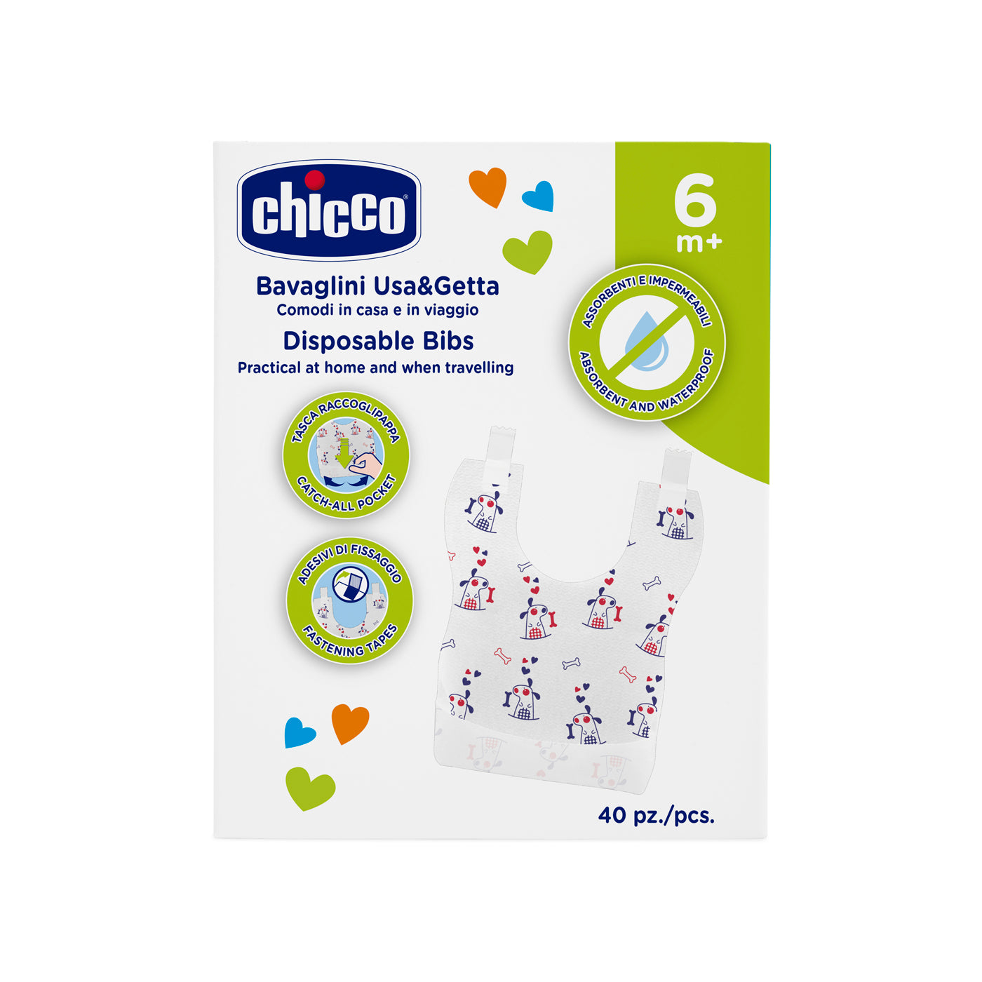 Chicco Babetes Descartáveis 6m+