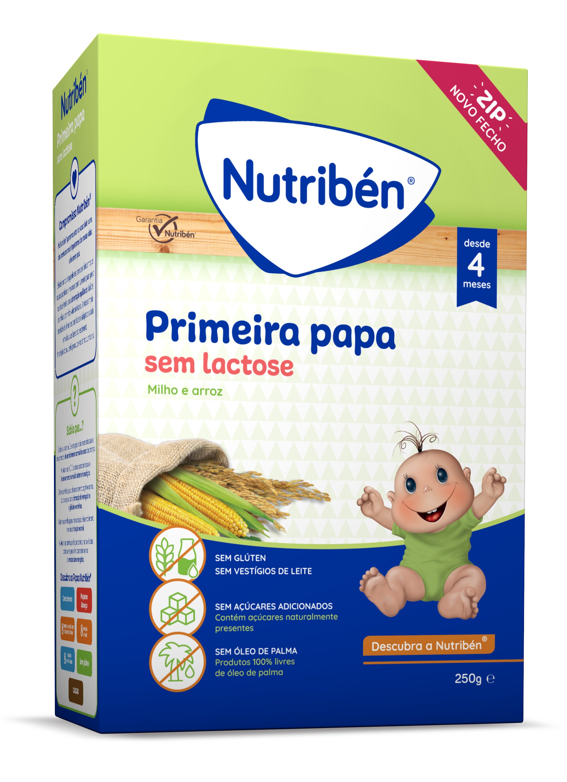 Nutribén Primeira Papa Não Láctea Sem Lactose 250g