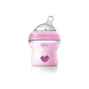 Chicco Biberão Natural Feeling Silicone Rosa 150mL (0m+)