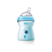 Chicco Biberão Natural Feeling Silicone Azul 250mL (2m+)