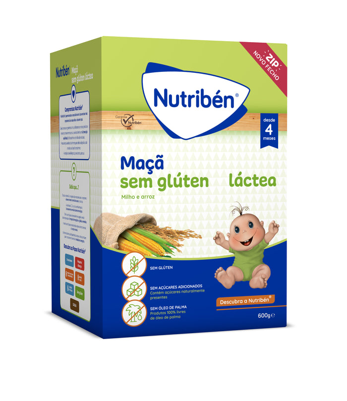 Nutribén Papa Láctea Maçã 600g