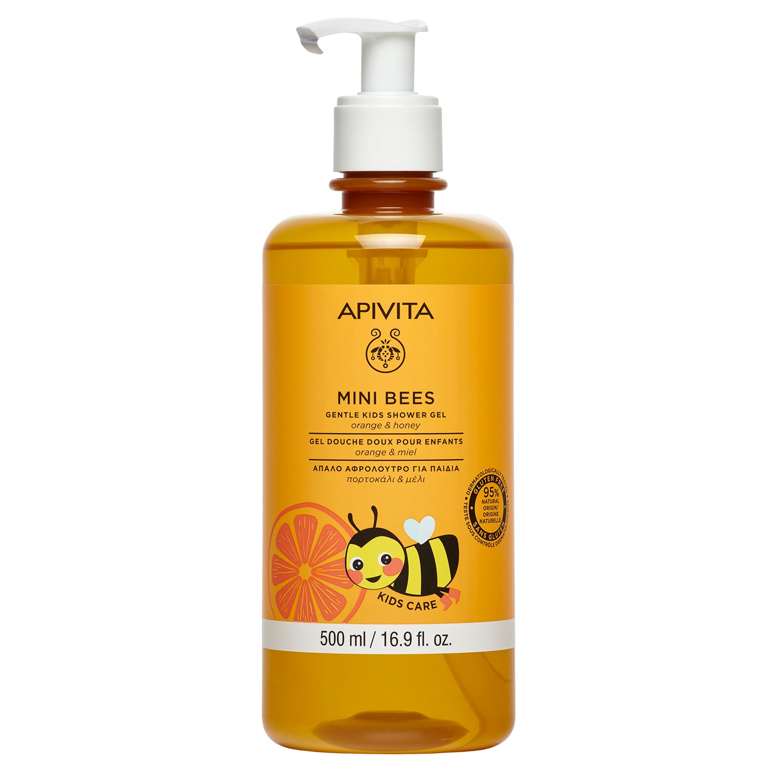 APIVITA Mini Bees Orange and Honey Shower Gel