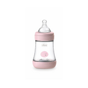 Chicco Biberão Perfect 5 com Tetina em Silicone Rosa 150mL (0m+)