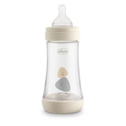 Chicco Biberão Perfect 5 com Tetina em Silicone Bege 240mL (2m+)