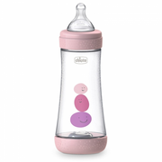 Chicco Biberão Perfect 5 com Tetina em Silicone Rosa 300mL (4m+)