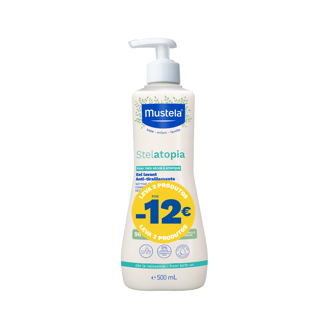 Mustela Stelatopia Gel Lavante Sem Perfume 500ml