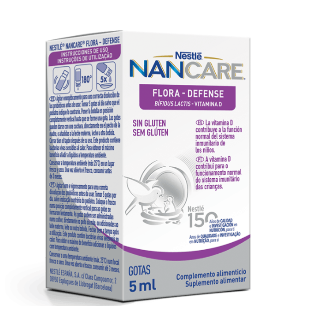 Nestlé Nancare Flora-Defense BL-Vit D Gotas 5mL