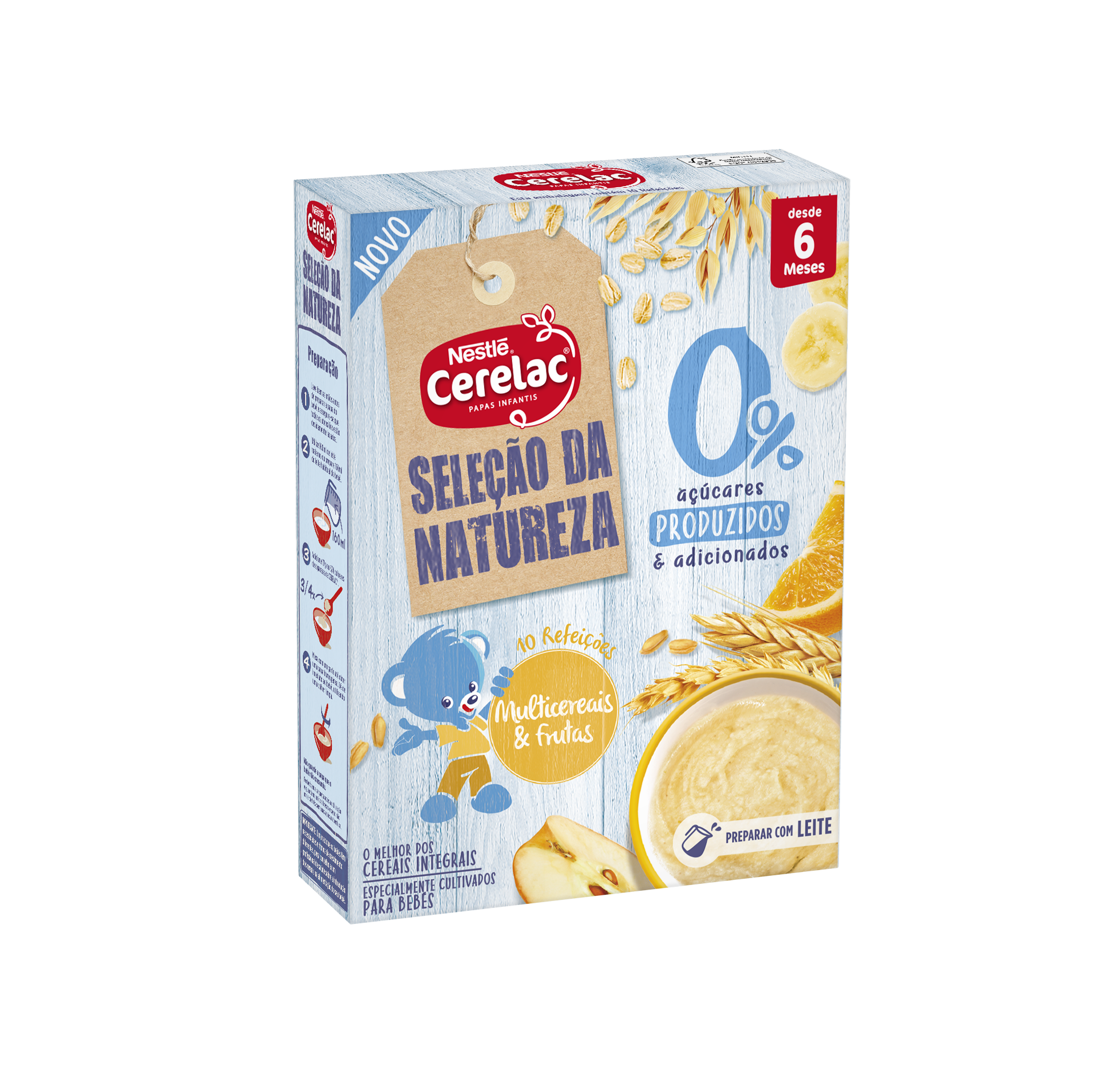CERELAC Nature's Selection 0% Sugar Multigrain and Fruit 180g