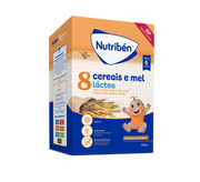 Nutribén milk-based porridge with 8 cereals and honey, 600g