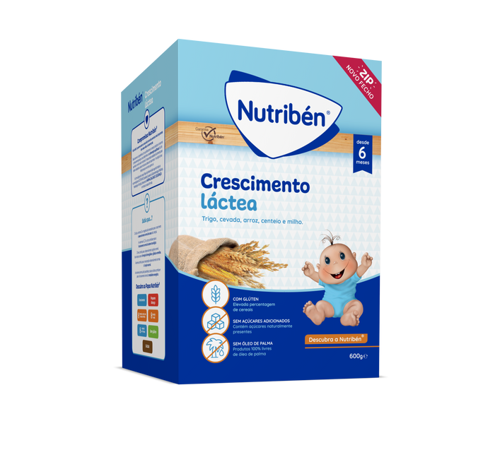 Nutribén milk-based growth porridge 600g
