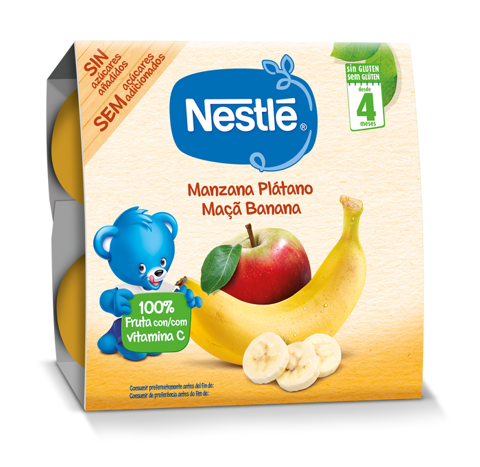 NESTLÉ Apple Banana 4x100g