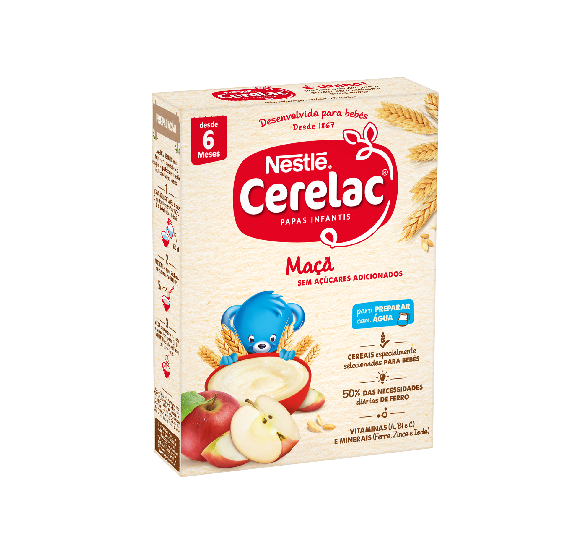 Nestlé Cerelac Maçã Láctea 250g