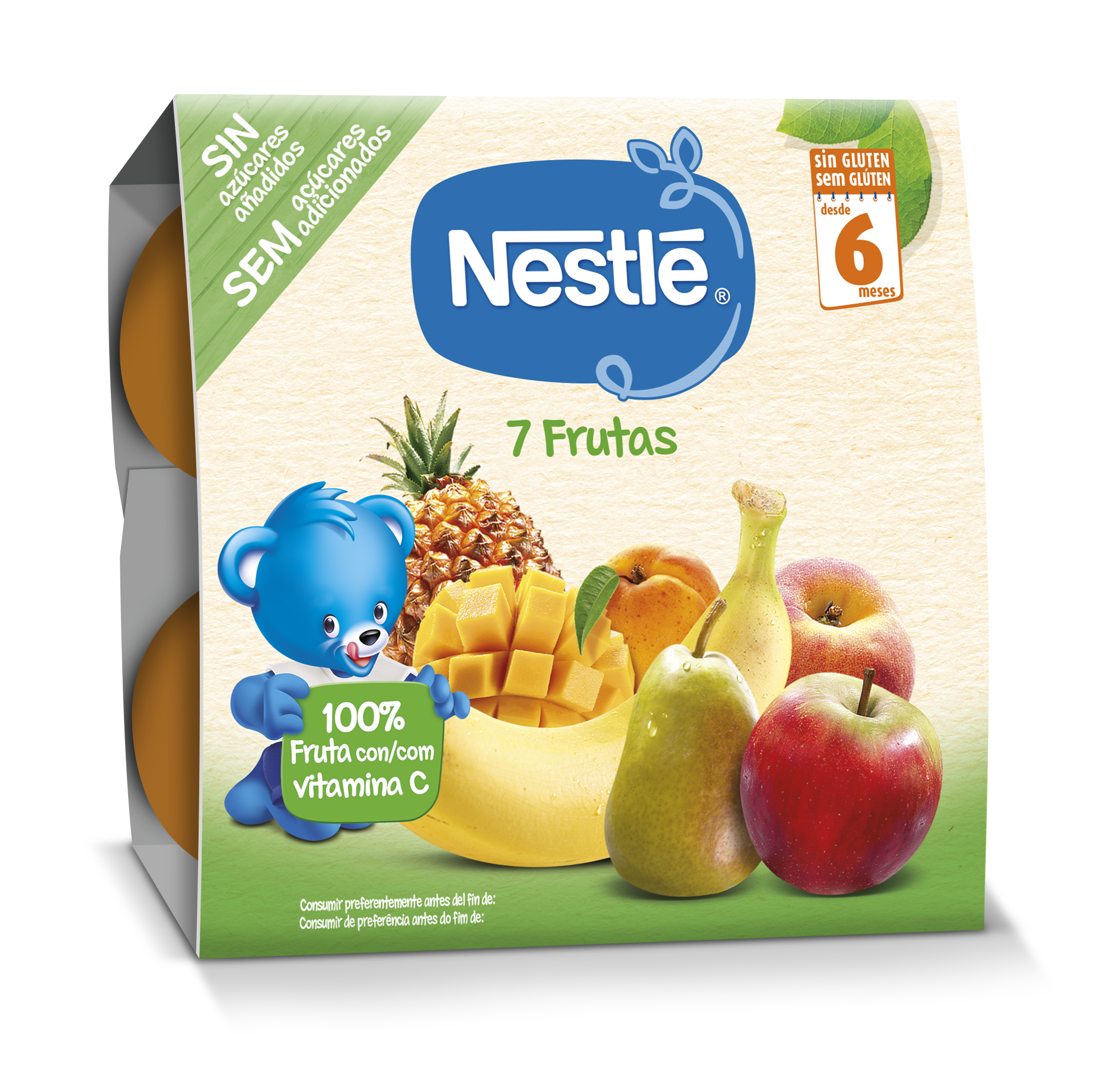 Nestlé 7 Frutos 4x100g