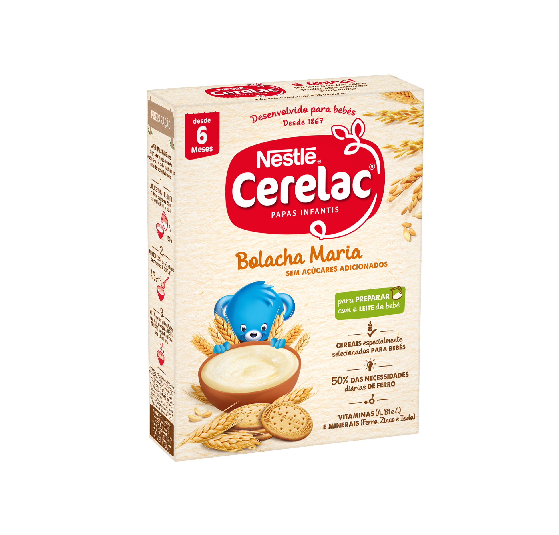 Nestlé Cerelac Bolacha Maria Não-Láctea 250g