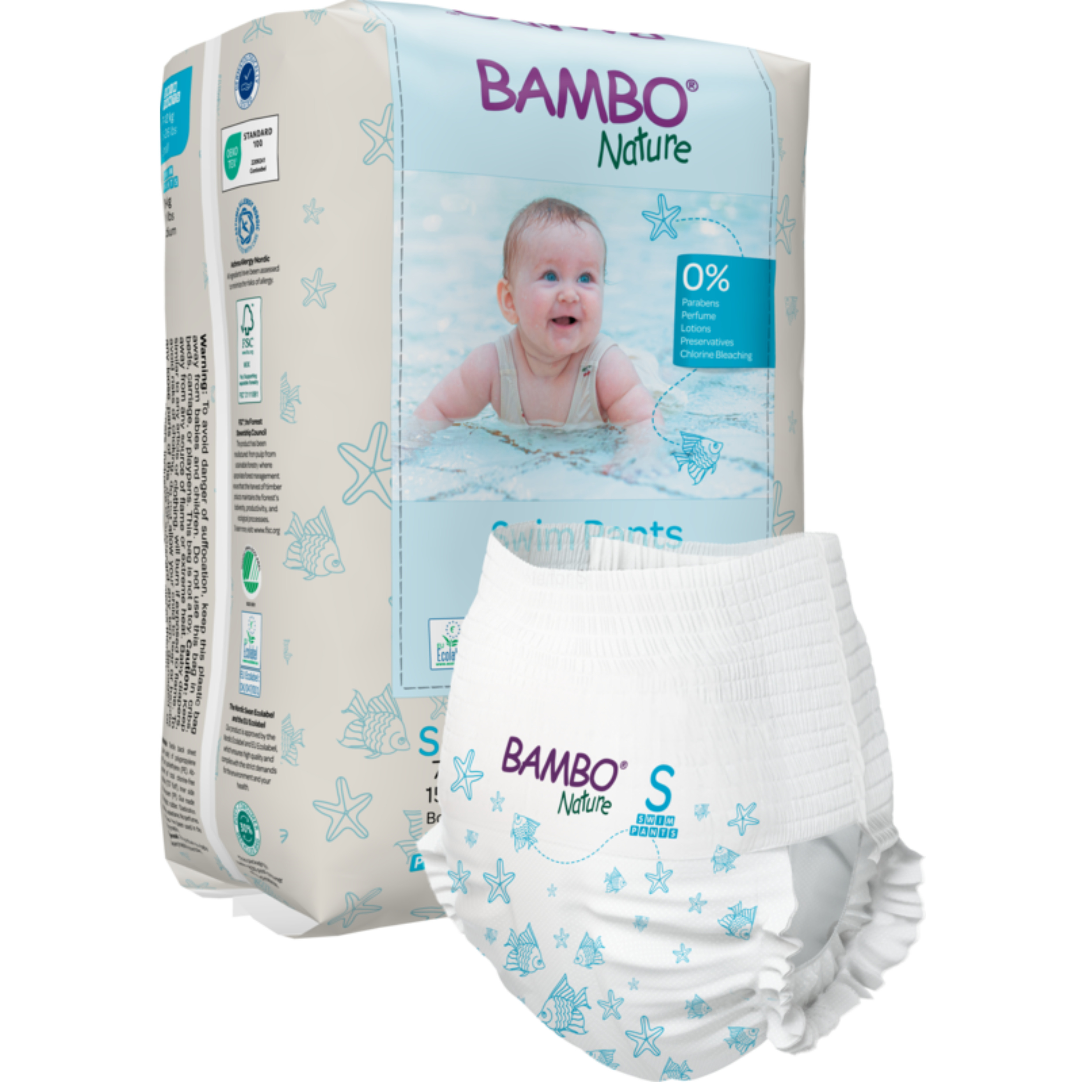 Bambo Baby Swim Diapers S 7-12kg