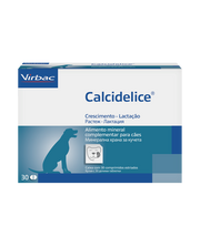 Virbac Calci-Délice 30 Comprimidos – Suplemento de Cálcio e Fósforo para Cães