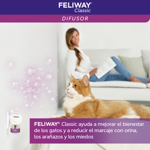 Ceva Feliway Classic Difusor + Recarga 48ml – Anti-Stress para Gatos