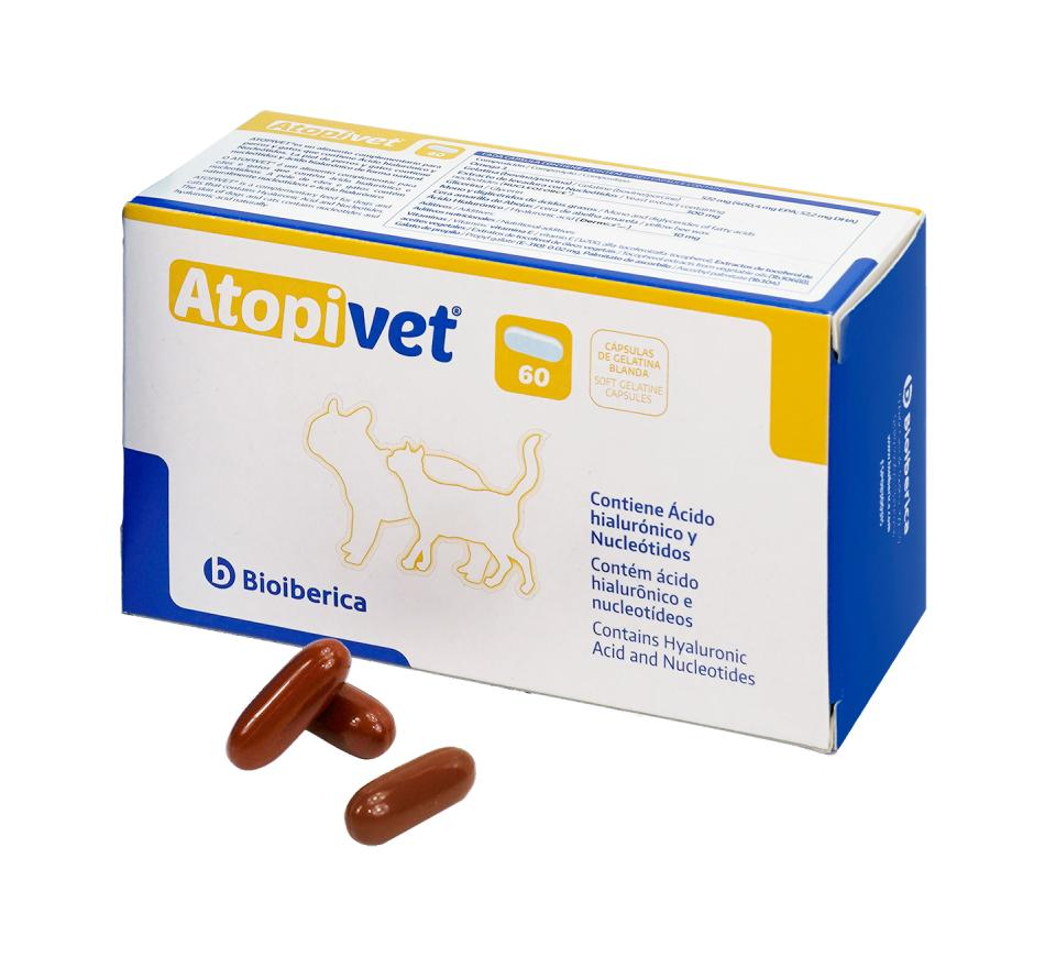 Atopivet 60 Cápsulas – Suplemento Dermatológico para Cães e Gatos