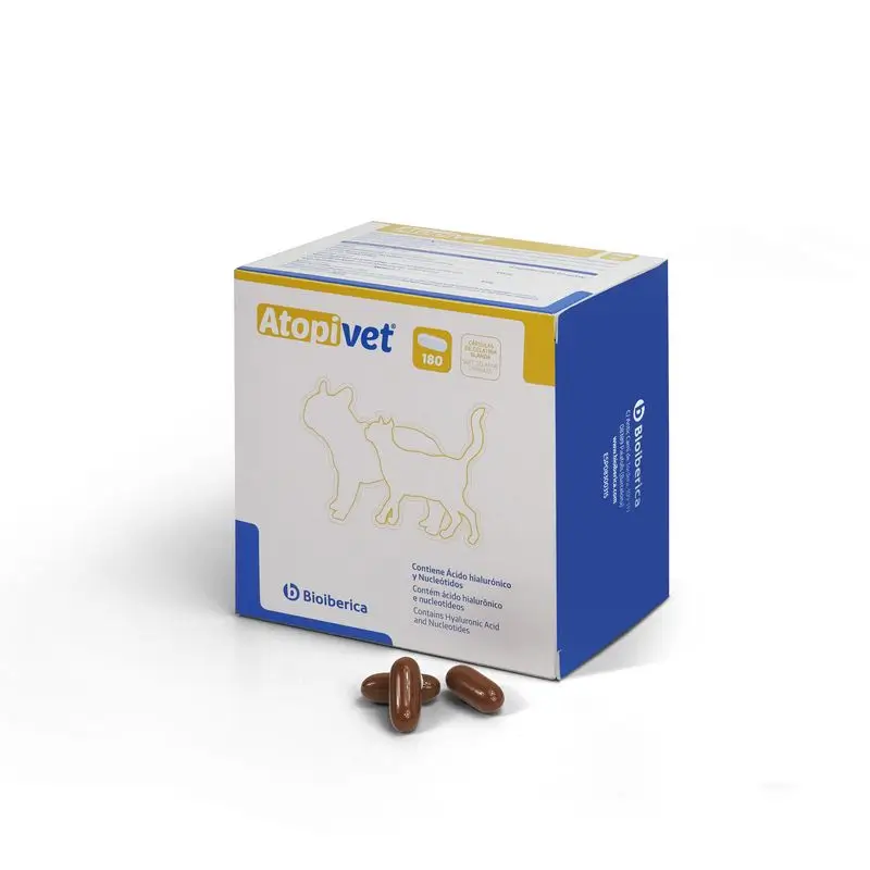Atopivet 180 Cápsulas – Suplemento Dermatológico para Cães e Gatos