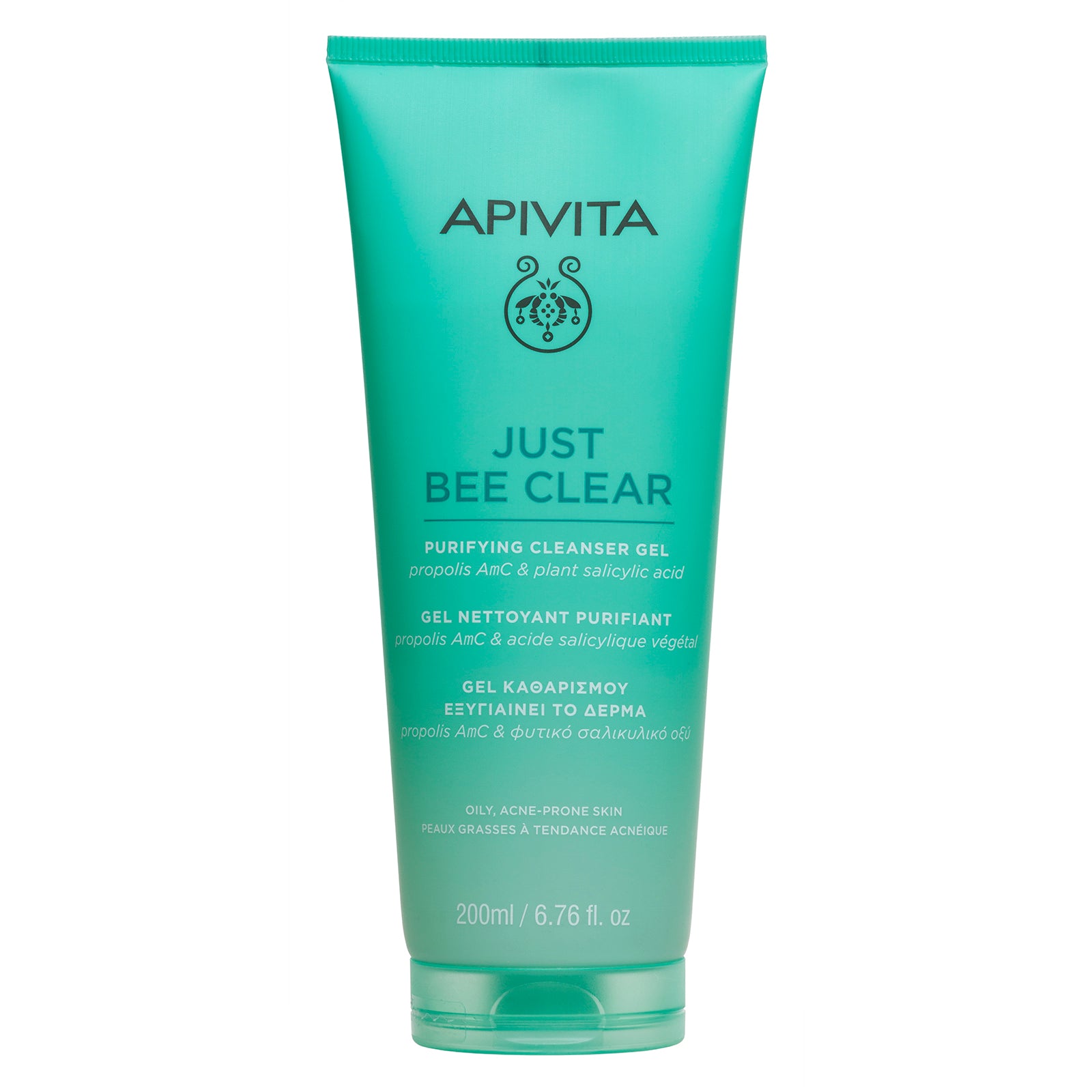 APIVITA Just Bee Clear Gel de Limpeza Purificante
