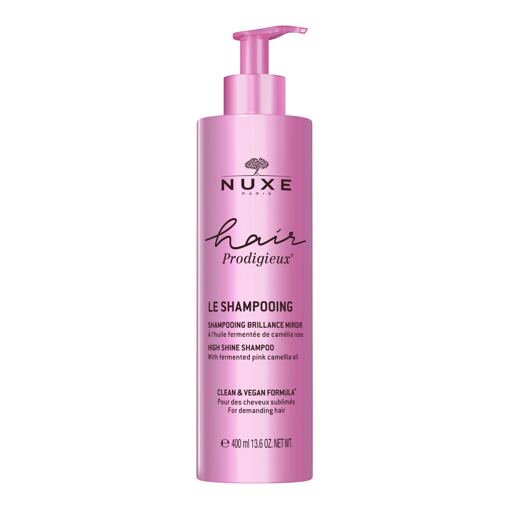 NUXE Hair Prodigieux
 Mirror Shine Shampoo 400ml Dispenser Bottle