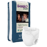 Bambo Eco-Friendly Nighttime Diapers, Size M, 15-35kg