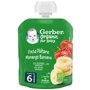 Nestlé Gerber Organic Morango Banana 90g