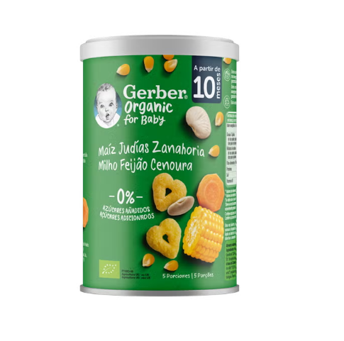 Nestlé Gerber Organic Plant-hearts Cenoura 35g