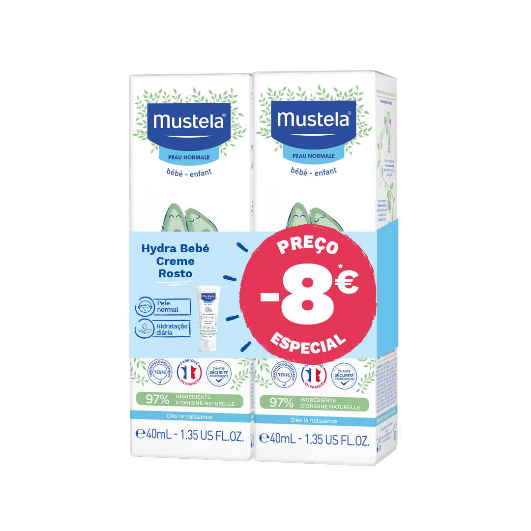 Mustela Hidratante de Rosto Duo 40 ml 2x