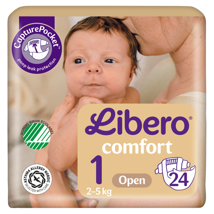 Libero Comfort 1 (2 to 5 kg) x24