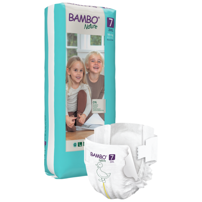 Bambo PACK XL Eco-Friendly Diapers Size 7 18kg+