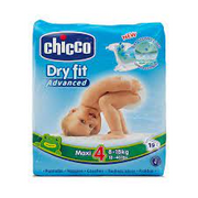 Chicco Fraldas Dry Fit Advanced T4 (8-18kg) 19 Unidades