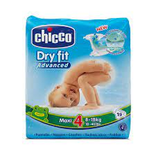 Chicco Fraldas Dry Fit Advanced T4 (8-18kg) 19 Unidades
