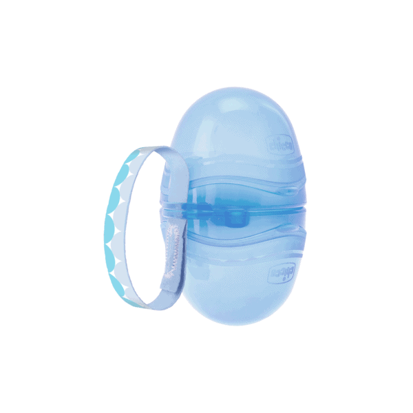 Chicco Porta-Chupetas Duplo Azul