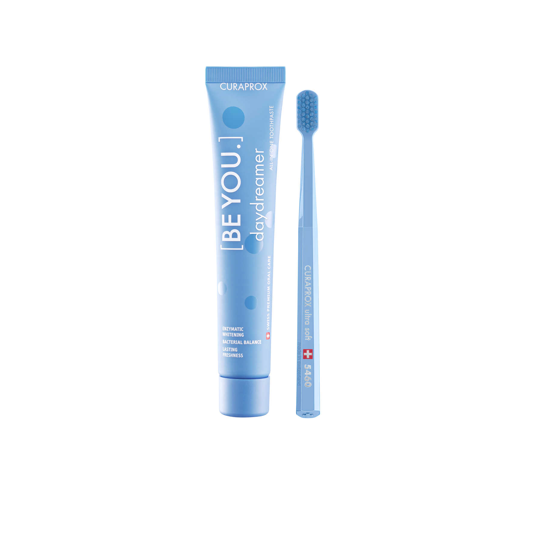 Curaprox Kit de Pasta Dentífrica Be You 90mL + Escova de Dentes Ultra Soft Amora silvestre + Alcaçuz