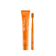 Curaprox Kit de Pasta Dentífrica Be You 90mL + Escova de Dentes Ultra Soft Pêssego + Damasco