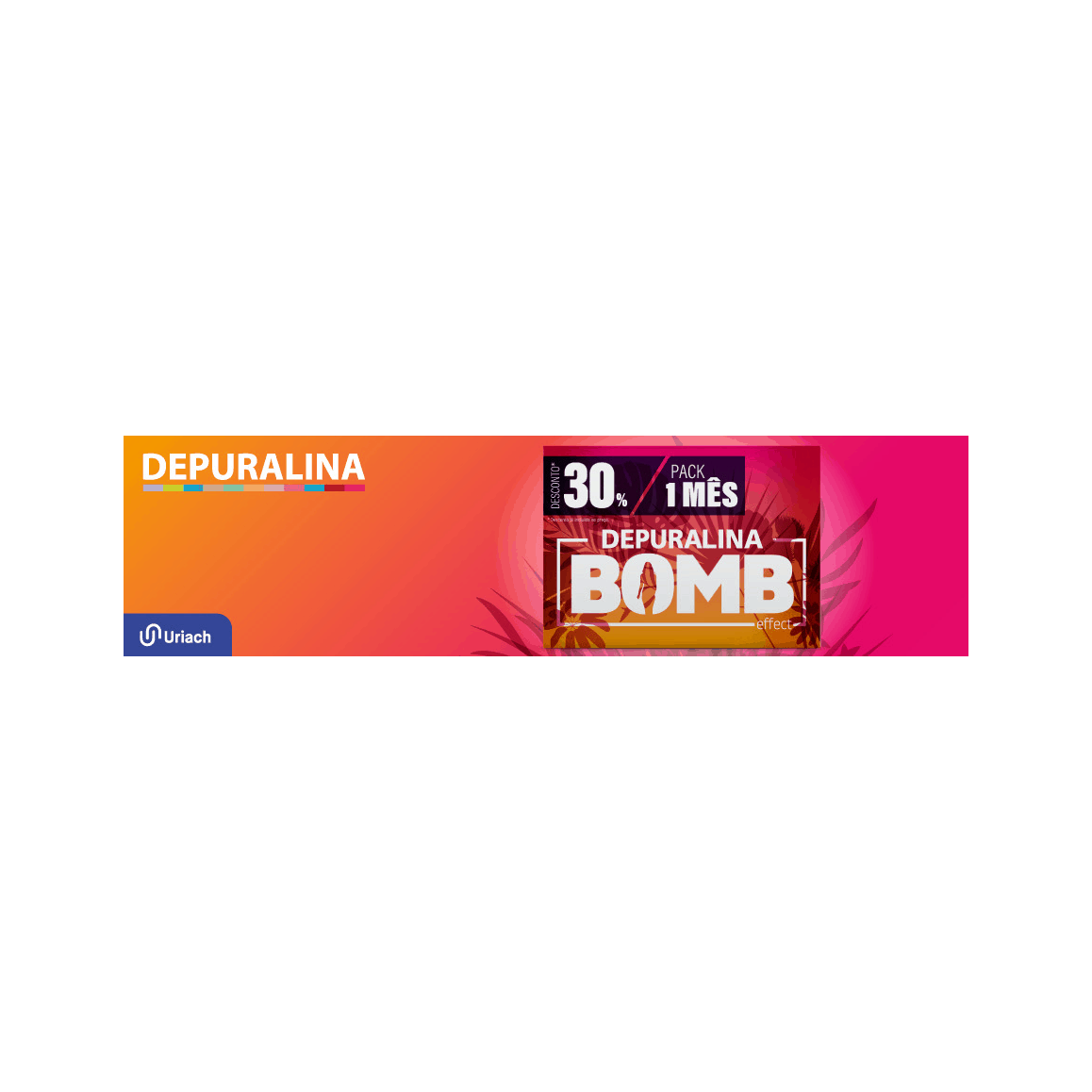 Depuralina Bomb 1 Mês 60 Cápsulas